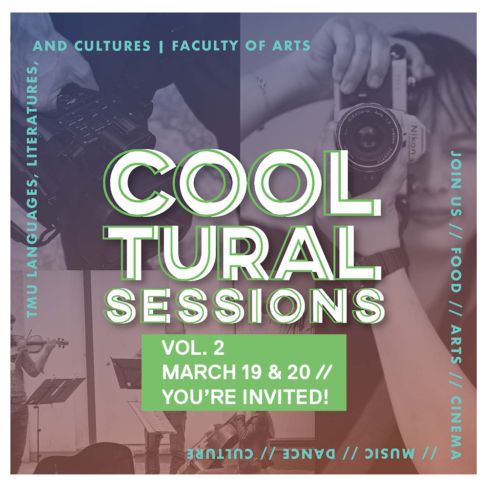Cooltural Sessions: March 19 and 20, 2024. You're Invited!